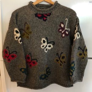 Alpaca Connection Wool Sweater - vintage - size M
